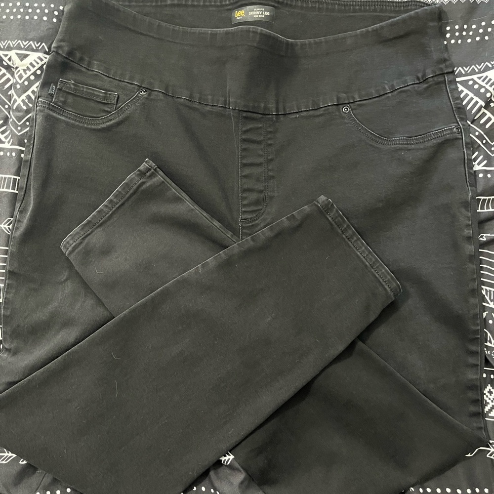 Lee Black Stretch Skinny Jeans